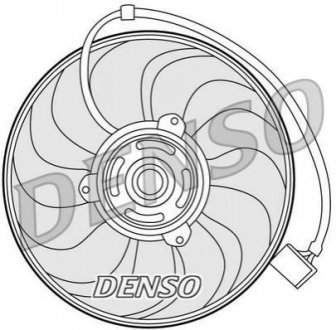 Вентилятор, охолодження двигуна DENSO DER27001 (фото 1)