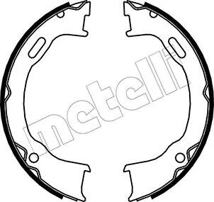 Тормозные колодки ручного тормоза Metelli 530364