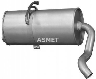 Глушитель выхлопной системы задний ASMET 09089 (фото 1)