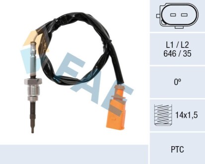 Sensor, exhaust gas temperature FAE 68076 (фото 1)