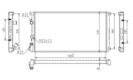 Радиатор MASTER 2.5DCI 06- HART 608292