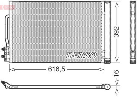 Skraplacz OPEL INSIGNIA (B) 17- DENSO DCN20049