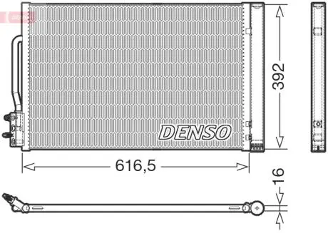 Skraplacz OPEL INSIGNIA (B) 17- DENSO DCN20049
