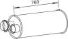 Середній / кінцевий глушник ОГ Dinex 80460 (фото 1)