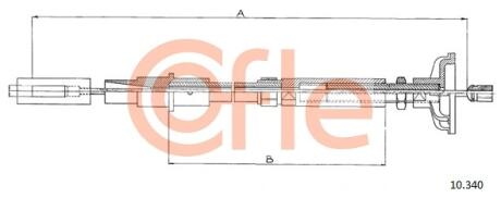 LINKA SPRZEGLA COF 10.340 COFLE 9210340 (фото 1)
