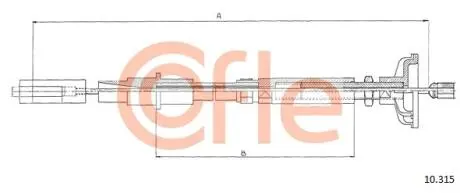 LINKA SPRZEGLA COF 10.315 COFLE 9210315 (фото 1)