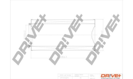 FILTR POWIETRZA VW 2.4 /LT/ 83- DR!VE+ DP1110100273 (фото 1)