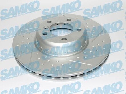 Диск тормозной bimetalic BMW SAMKO B2105VBR