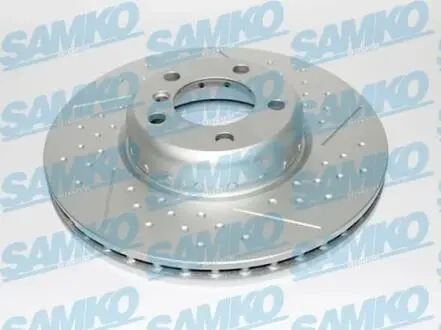 Диск тормозной bimetalic BMW SAMKO B2105VBR