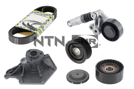 Water Pump + V-Ribbed Belt Set SNR NTN KAP857510