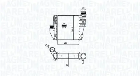 INTERCOOLER C/P 1.5-2.0BLUEHDI MAGNETI MARELLI 351319205330
