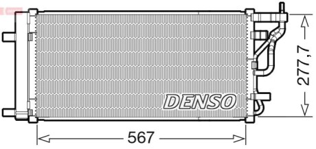 Skraplacz HYUNDAI i30 FASTBACK DENSO DCN41024