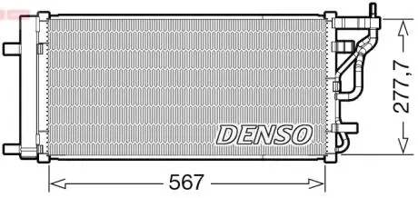 Skraplacz HYUNDAI i30 FASTBACK DENSO DCN41024