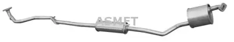 Передний глушитель,выпускная сист ASMET 22009
