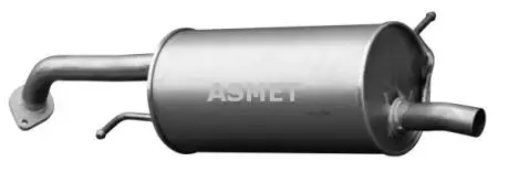 Задний. глушитель,выхлопная сист. ASMET 11042