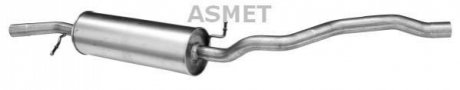 Передній глушник,випускна сист ASMET 07175