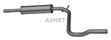 Передній глушник,випускна сист ASMET 03075