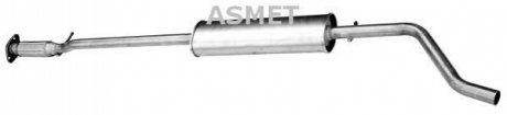 Передний глушитель,выпускная сист ASMET 16050 (фото 1)