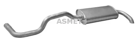 Задний. глушитель,выхлопная сист. ASMET 19017