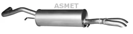 Задний. глушитель,выхлопная сист. ASMET 06019