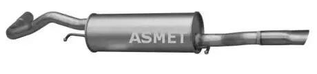 Задний. глушитель,выхлопная сист. ASMET 06011