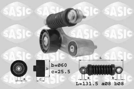 Натяжитель поликлиневого ремня SASIC 1624002