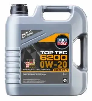Фото olej lqm 0w-20 toptec 6200 4l LIQUI MOLY 20788 OLEJ LQM 0W-20 TOPTEC 6200 4L LIQUI MOLY 20788