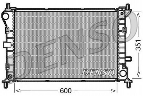 Радиатор, охлаждение двигателя DENSO DRM10051 (фото 1)
