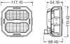 LEDriving® Cube PX Flood Beam OSRAM LEDPWL115FL (фото 2)