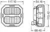LEDriving® Cube PX Flood Beam OSRAM LEDPWL115FL (фото 2)