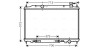 Радиатор, охлаждение двигателя AVA COOLING DN2295 (фото 1)