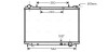 Радіатор, охолодження двигуна AVA COOLING OLA2441 (фото 1)