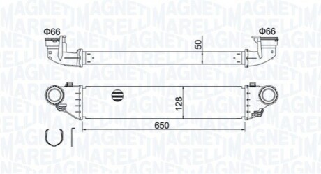 Intercooler MERCEDES CLASSE C MAGNETI MARELLI 351319204280