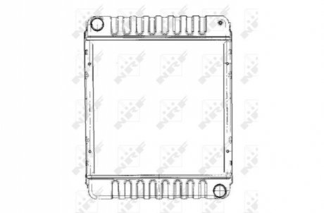 Радиатор, охлаждение двигателя NRF 55311