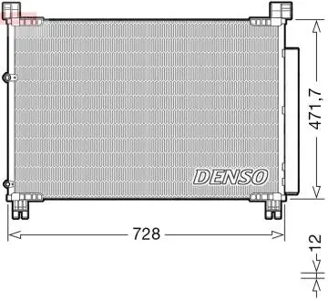 Skraplacz LEXUS RX350, RX350L DENSO DCN51015