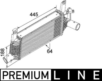 INTERCOOLER BEHR PREMIUM LINE MAHLE / KNECHT CI159000P