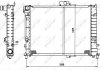 Радіатор, охолодження двигуна NRF 504140 (фото 1)