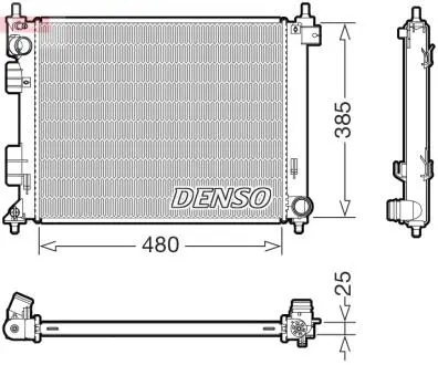 Chodnica HYUNDAI i20 II 15- DENSO DRM41035