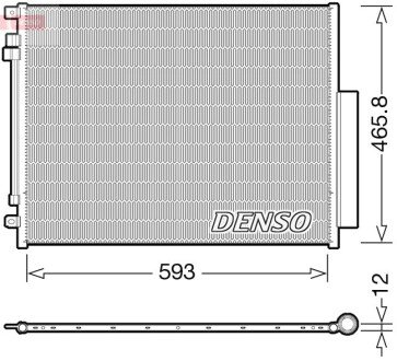 Skraplacz AR GUILIA, STELVIO DENSO DCN01025