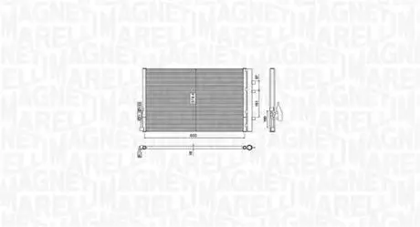 Skraplacz BMW X3 (F25)sDrive MAGNETI MARELLI 350203788000