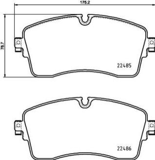 Klocki ham. przód LAND ROVER HELLA 8DB355039321