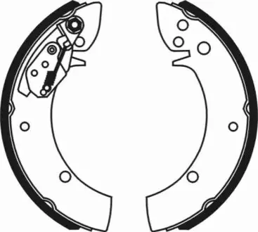 Тормозные колодки, барабанные ABE C00016ABE