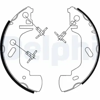 Барабанные(тормозные) колодки Delphi LS1701