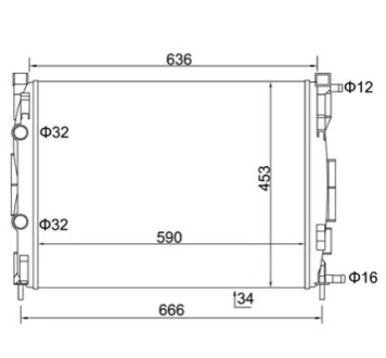 CHLODNICA MEGANE 1.9DCI 02- HART 606444