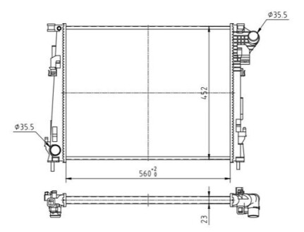 CHLODNICA TRAFIC 2.0DCI 06- HART 620238