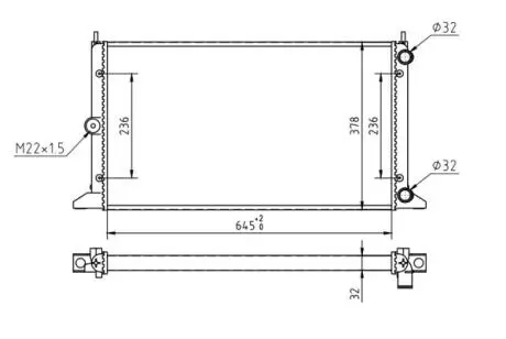 CHLODNICA GALAXY 1.9TDI 95- HART 602179