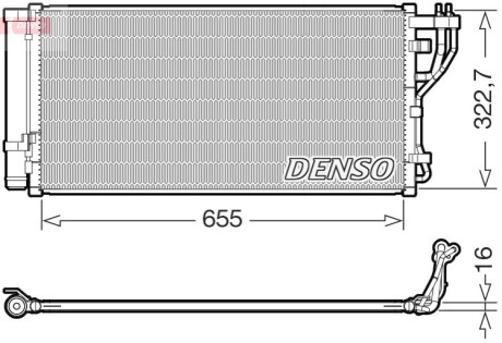 Skraplacz KIA OPTIMA IV 16- DENSO DCN43011