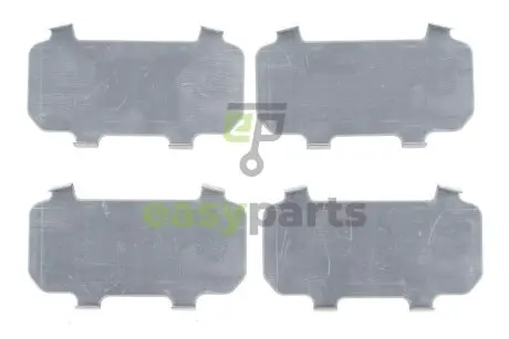 Комплект протискрипних пластин (передніх) Lexus IS 05- FRENKIT 940147