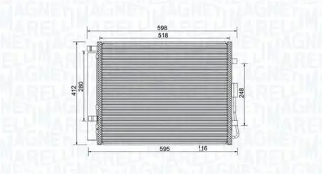 Skraplacz KIA SOUL (AM)1.6 MAGNETI MARELLI 350203984000