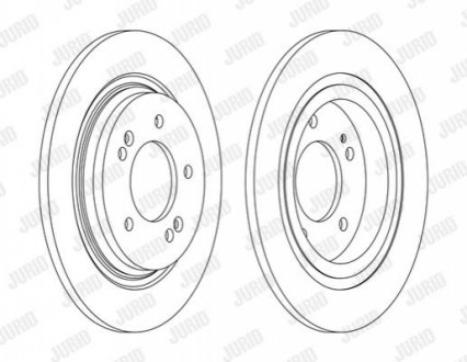 Диск гальмівний HY/KIA tyі Jurid 563182JC